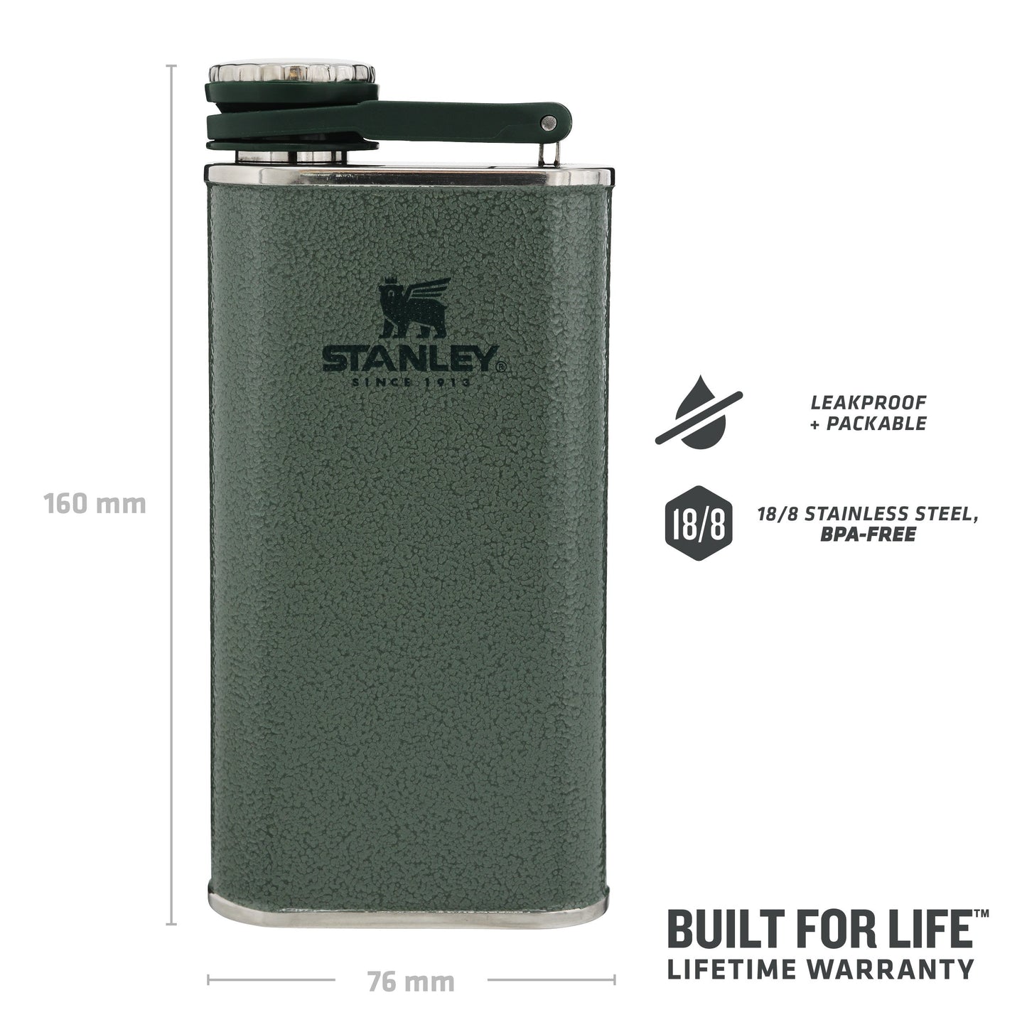 Stanley Classic Easy Fill Wide Mouth Flask | 0.23L