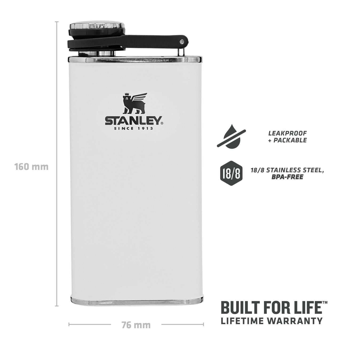 Stanley Classic Easy Fill Wide Mouth Flask | 0.23L